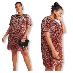 Anthropologie Ro & De Andi sequin dress New